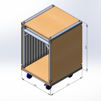 RS-CART08 Вид с размерами